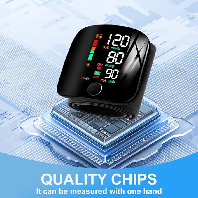 Wrist Blood Pressure Monitor with Memory Function