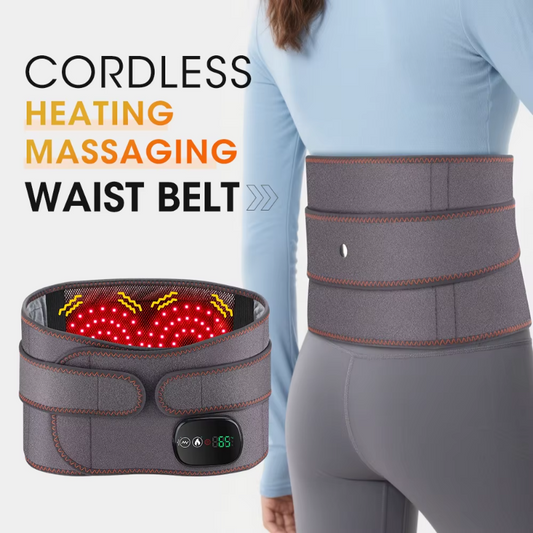 Heated Lumbar Support Belt with Vibration