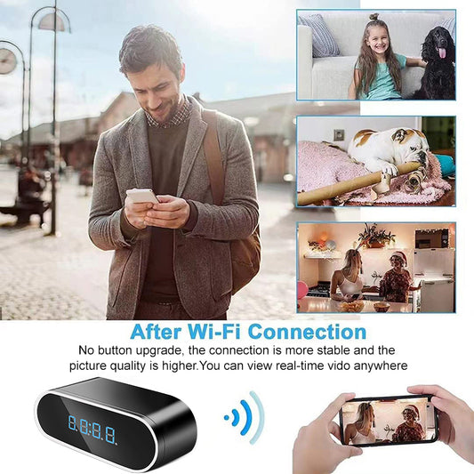 Mini Alarm Spy Cámera WiFi HD 4K