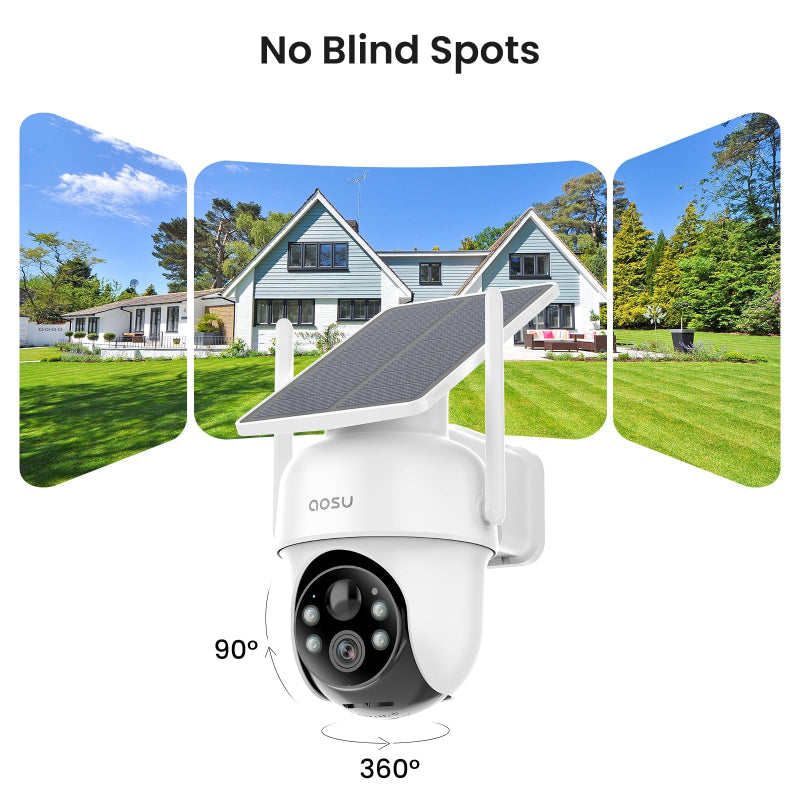 Solar-Powered Security Camera