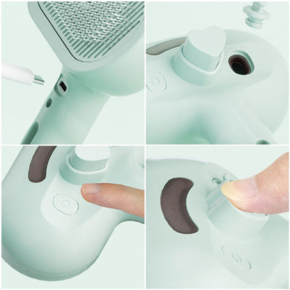 FurEase Self-Cleaning Pet Brush