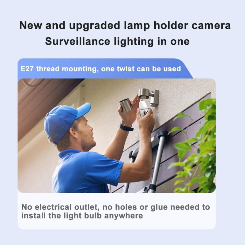 360° Smart Security Camera Bulb