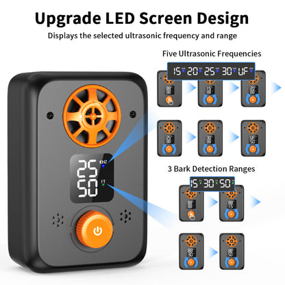 Ultrasonic Dog Bark Control Device with LED Display