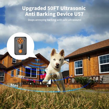 Ultrasonic Dog Bark Control Device with LED Display