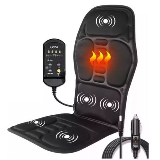 Electric Back Massager Chair Cushion Vibrator Home Car Office Waist Pain Relief