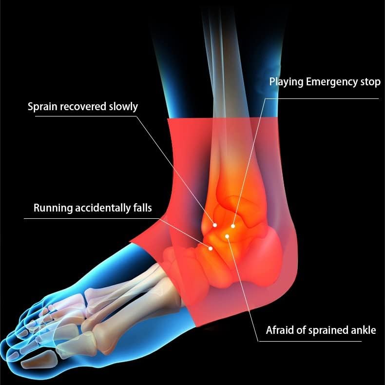Elastic Ankle Support Nylon Knitted Compression Ankle Sleeve with Strap Breathable Ankle Brace