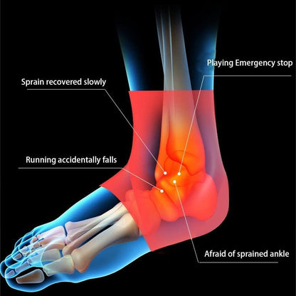 Elastic Ankle Support Nylon Knitted Compression Ankle Sleeve with Strap Breathable Ankle Brace
