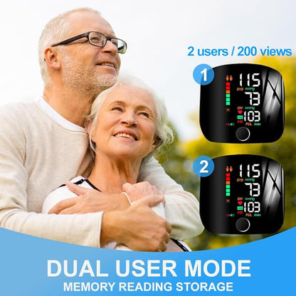 Wrist Blood Pressure Monitor with Memory Function