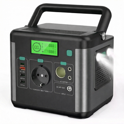 100W hurtigopladningskabel multioplader med flere USB-porte, universel 3-i-1