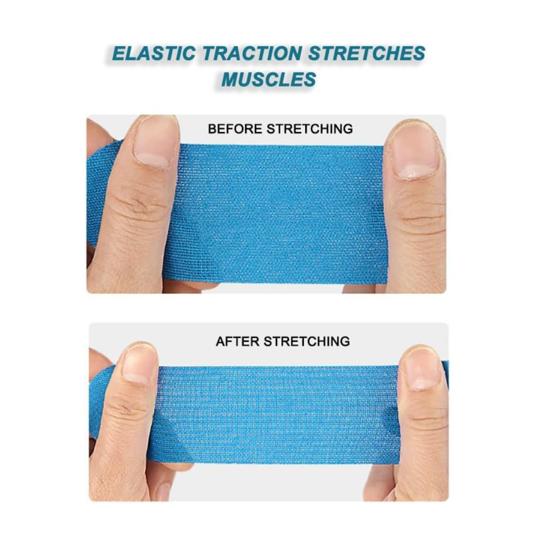 Ankle Kinesiology Tape, Original Cotton Elastic Premium Athletic Tape for Ankle