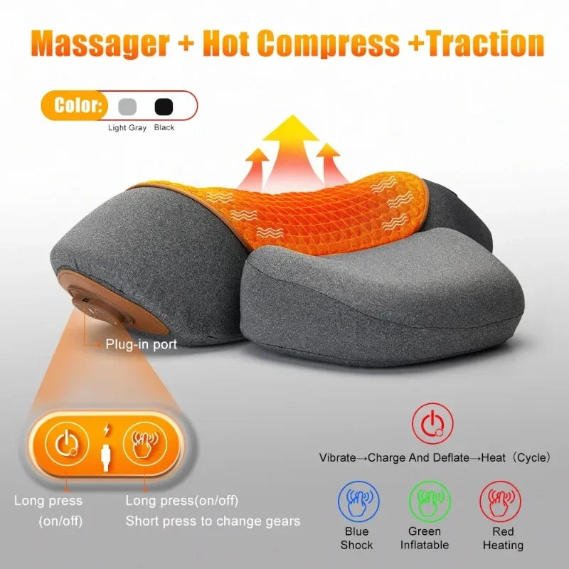 Heated Shiatsu Massage Pillow