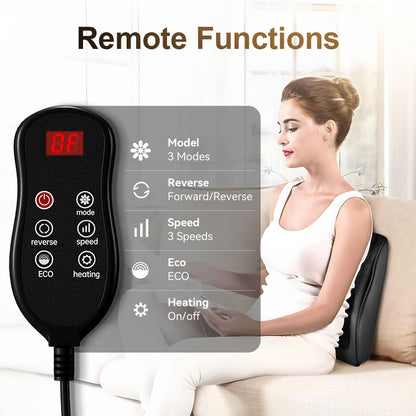 Heated Shiatsu Back Massager Cushion