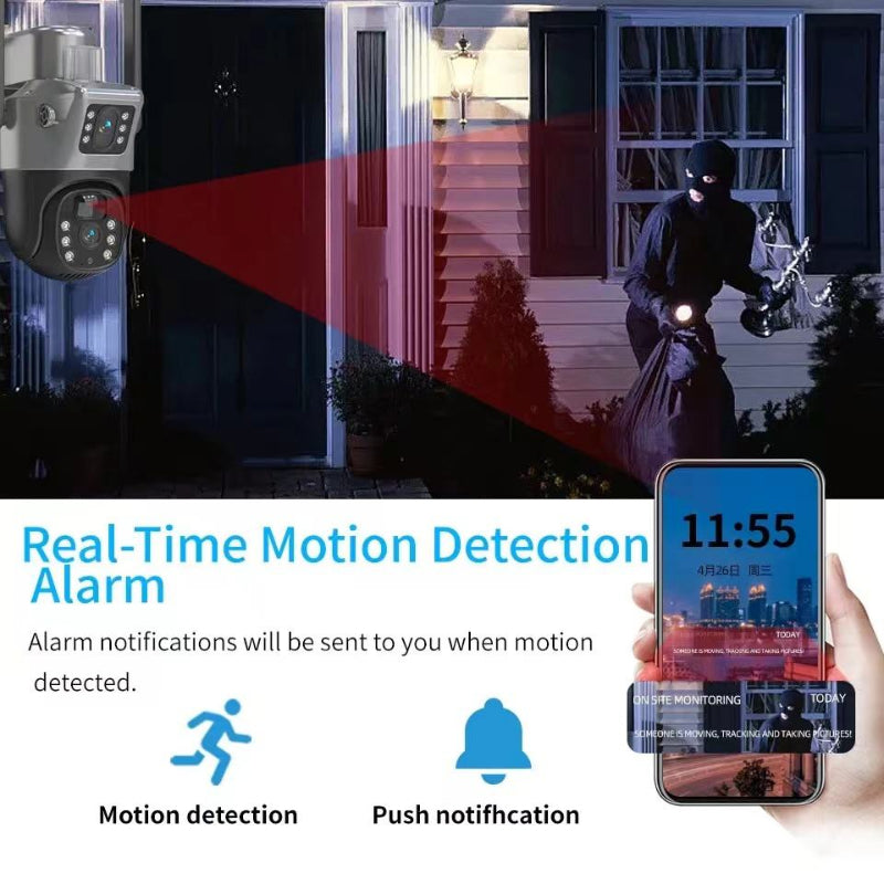 4MP 4G Outdoor Wireless Solar Camera with Solar Panel and Audio