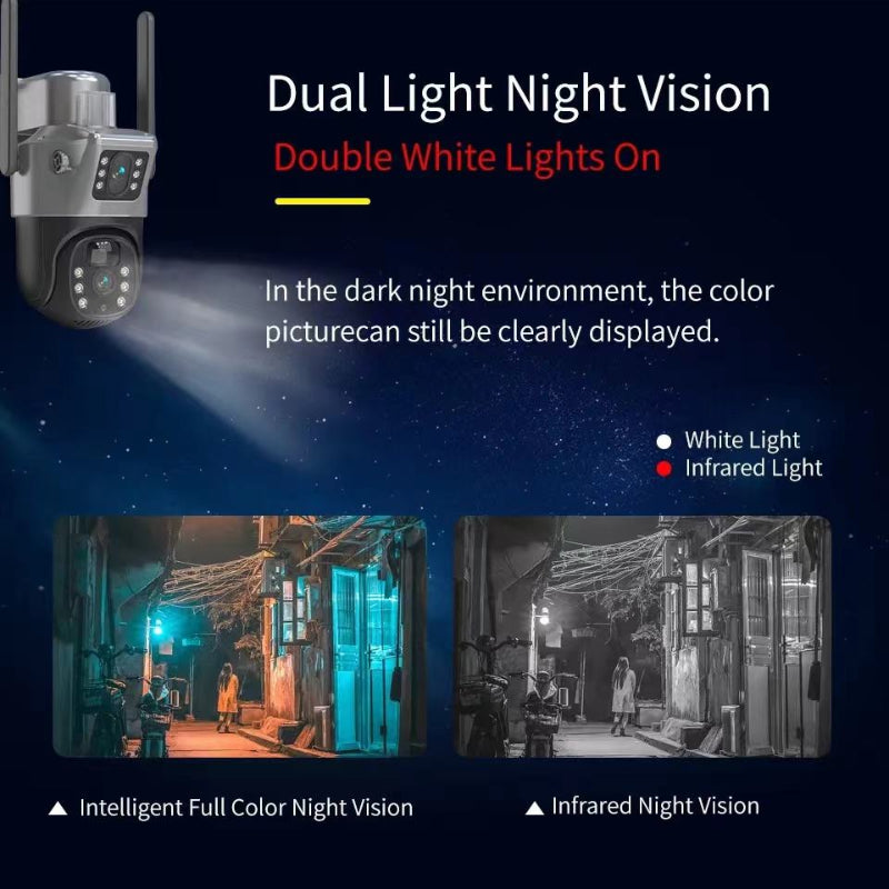 4MP 4G Outdoor Wireless Solar Camera with Solar Panel and Audio