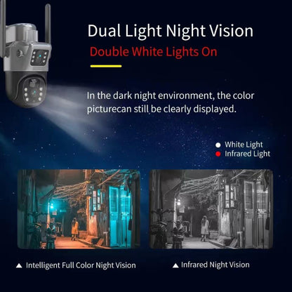 4MP 4G Outdoor Wireless Solar Camera with Solar Panel and Audio