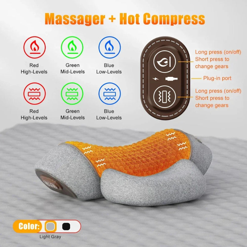 Heated Shiatsu Massage Pillow