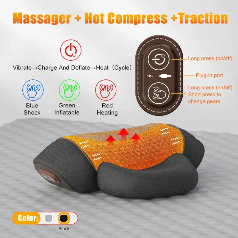 Heated Shiatsu Massage Pillow