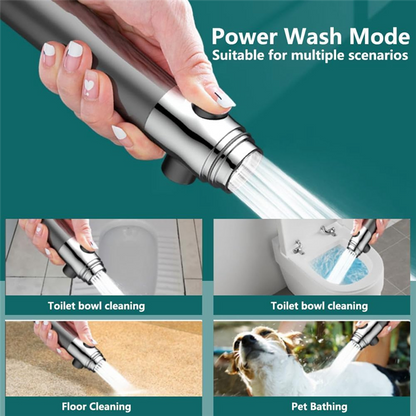 High-Pressure Ionic Shower Head Massager