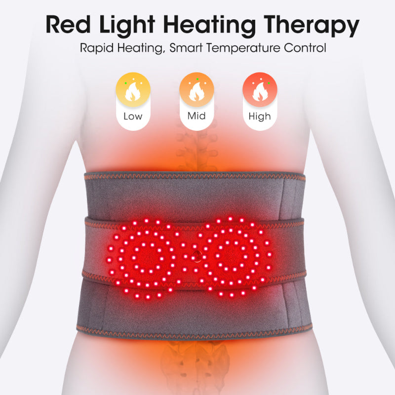 Heated Lumbar Support Belt with Vibration