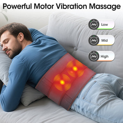 Heated Lumbar Support Belt with Vibration