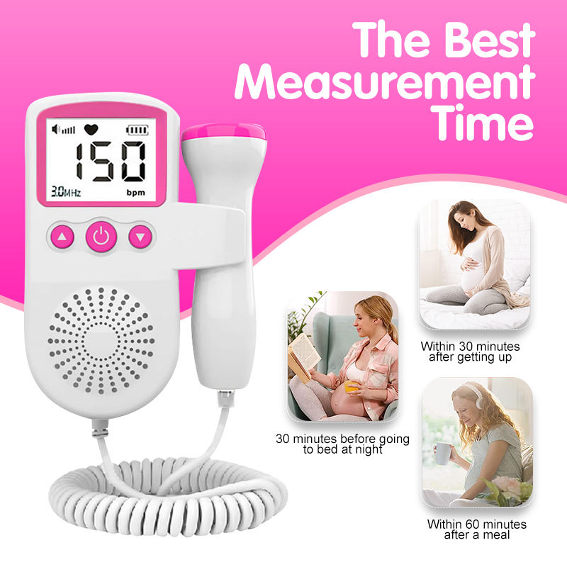 Portable Fetal Doppler Heartbeat at Home
