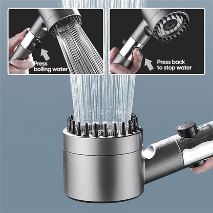 High-Pressure Ionic Shower Head Massager