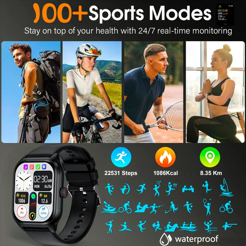 Smart Bluetooth Fitness Smartwatch