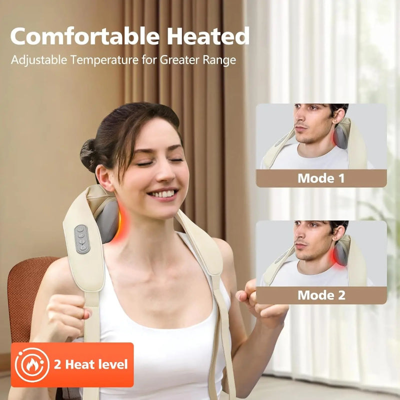 Neck & Shoulder Shiatsu Massager with Heat
