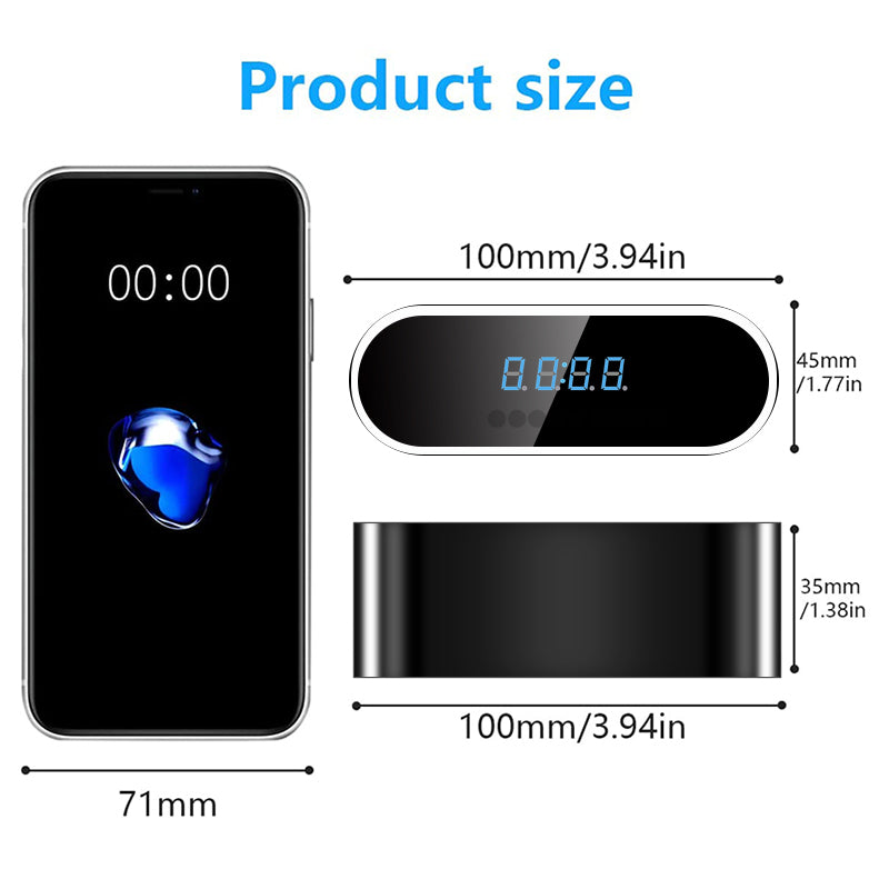 Mini Alarm Spy Cámera WiFi HD 4K