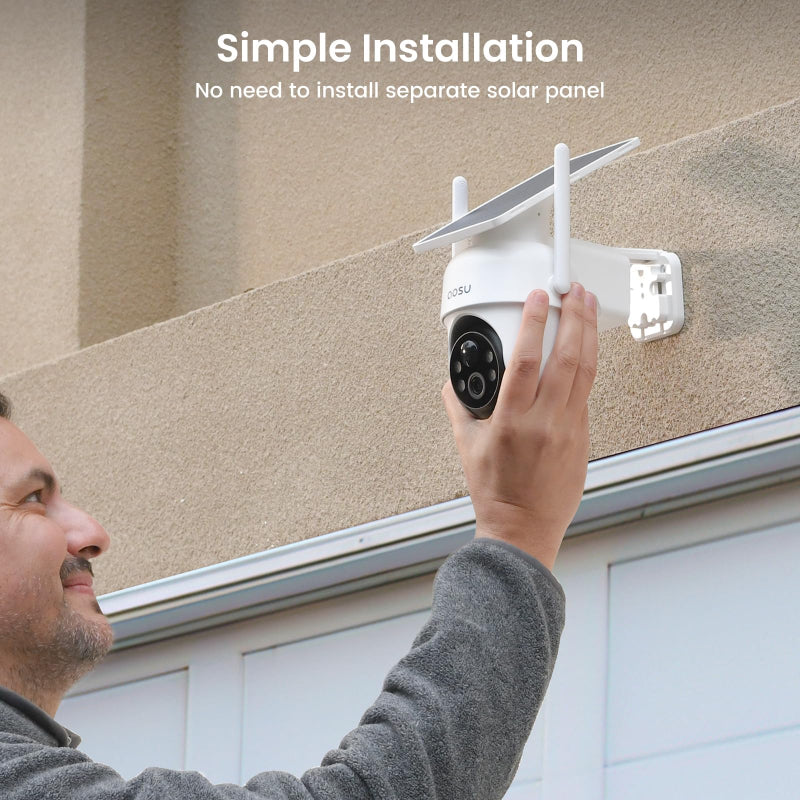 Solar-Powered Security Camera