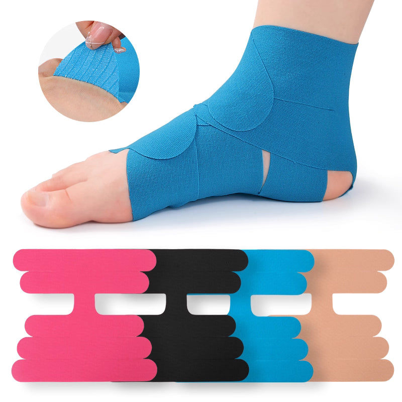 Ankle Kinesiology Tape, Original Cotton Elastic Premium Athletic Tape for Ankle