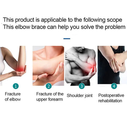 Adjustable Medical Elbow Brace-For Arm Fracture Correction Forearm Sling Rehabilitation Orthopedic Brace
