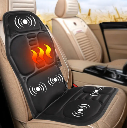 Electric Back Massager Chair Cushion Vibrator Home Car Office Waist Pain Relief