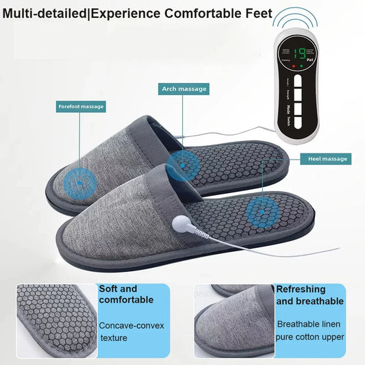 EMS Massage Slippers Electrotherapy Foot Massager