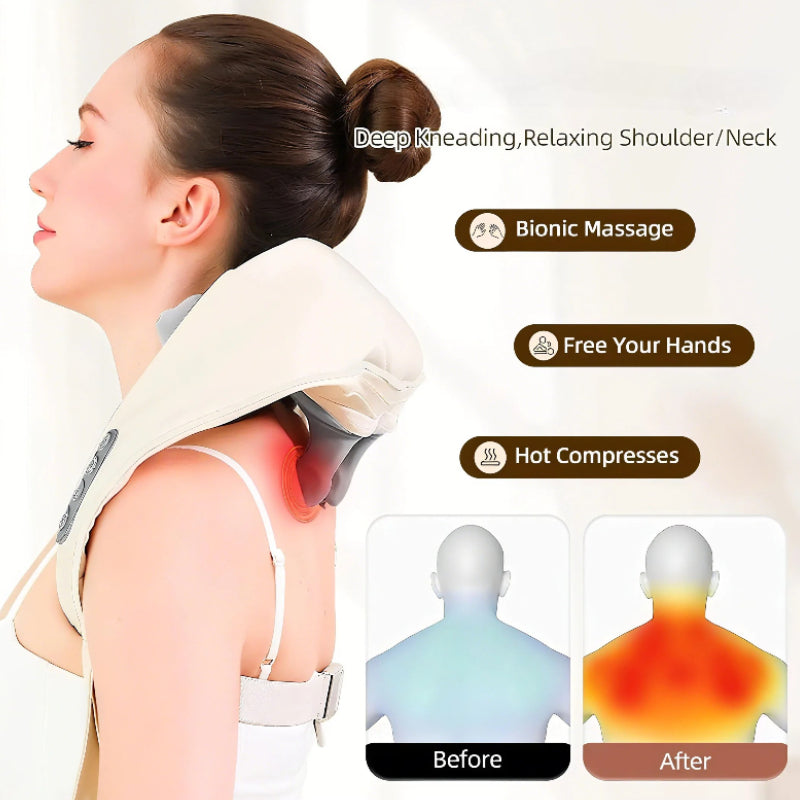 Neck & Shoulder Shiatsu Massager with Heat
